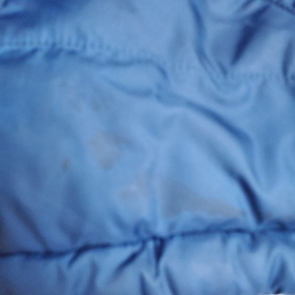 COLUMBIA Boys Fleece Blue Reversible Puffer Outdoor Vest Camping Travel Fall - Picture 9 of 9